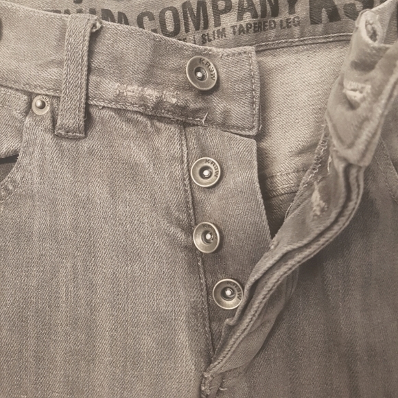 [KR3W] Button-Up Skinny Jeans - Picture 5 of 14